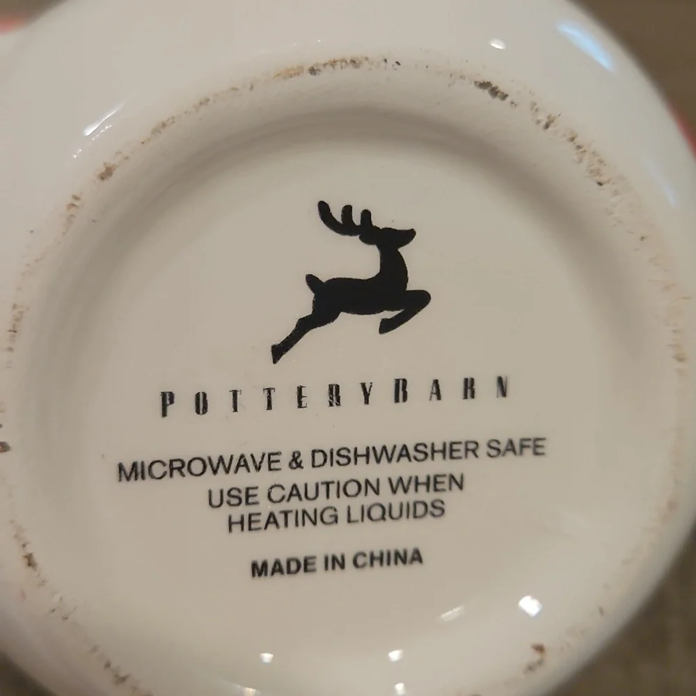 Pottery Barn Snowman Mug